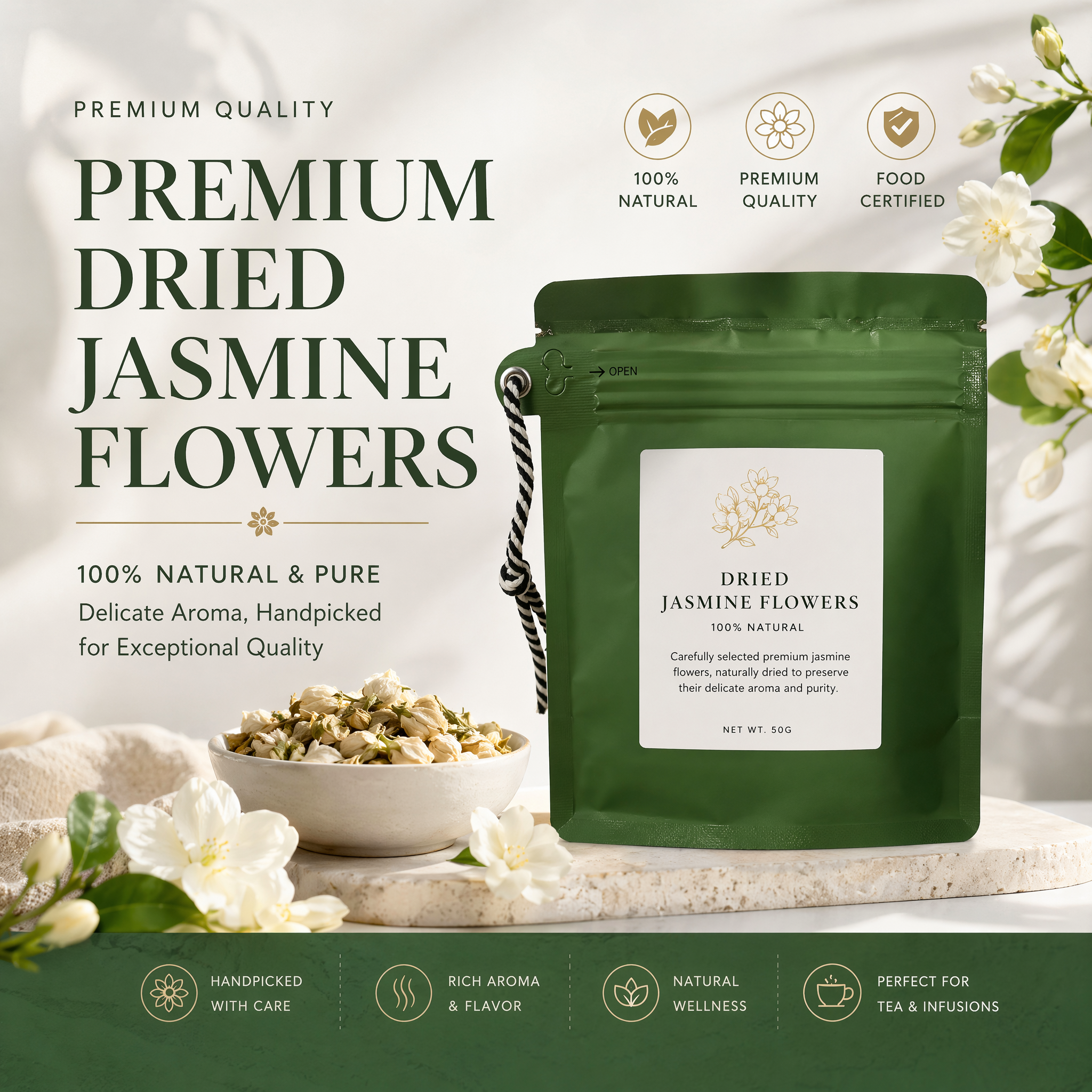 Dried Jasmine Flowers