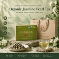 Organic Jasmine Dragon Pearl Tea - Triple Certified (USDA, EU, China) Longsheng Yuan 400g Gift Set